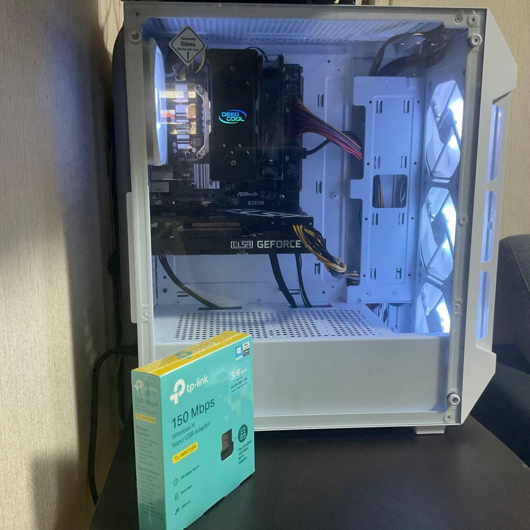 高性能白ゲーミングPC/i7 9700f/RTX2070 FPS快適プレイ