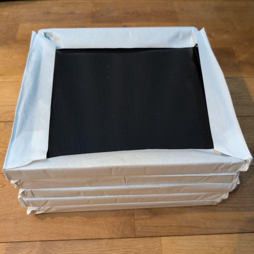 美品 懐石道具 懐石膳 四方盆 茶道具 本漆塗 五客 正角膳 紙箱入り