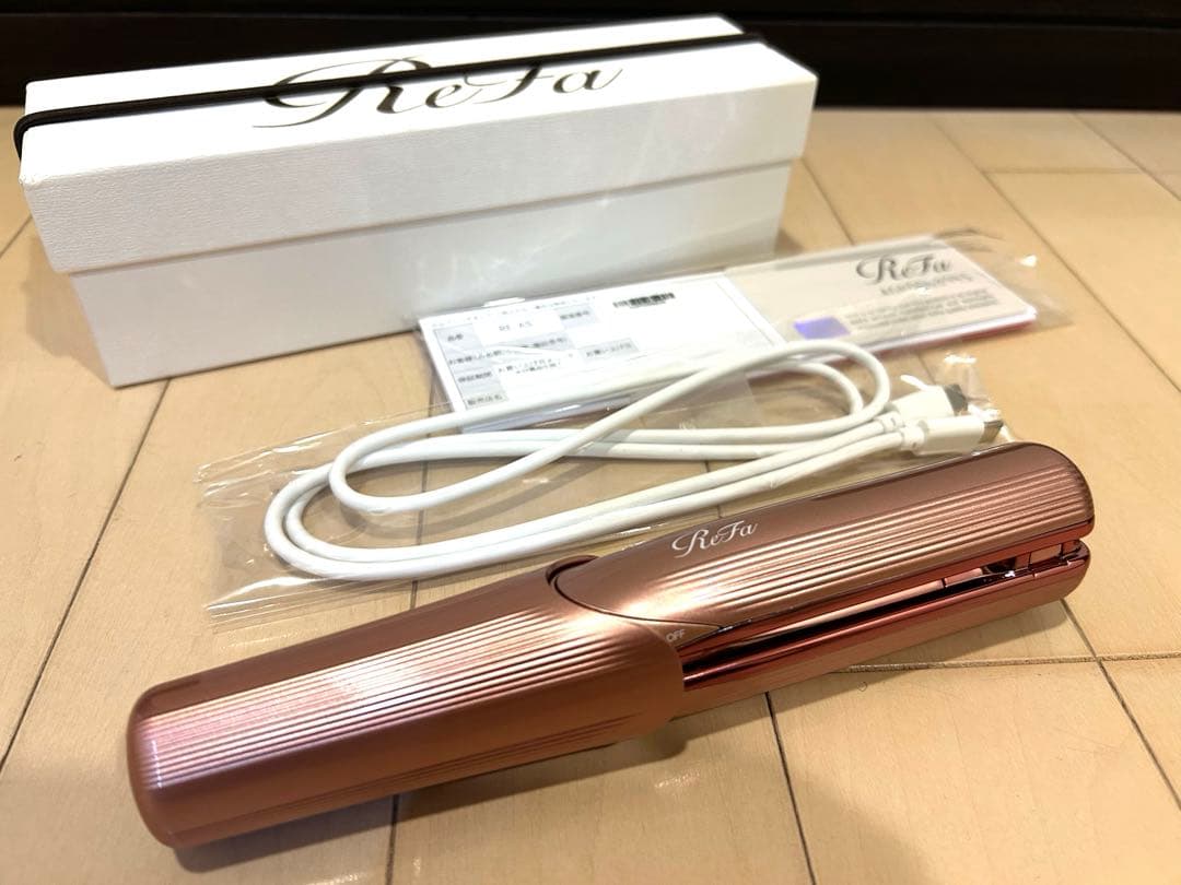 ReFa フィンガーアイロン ピンクRE-AS05A 美品　動作確認済