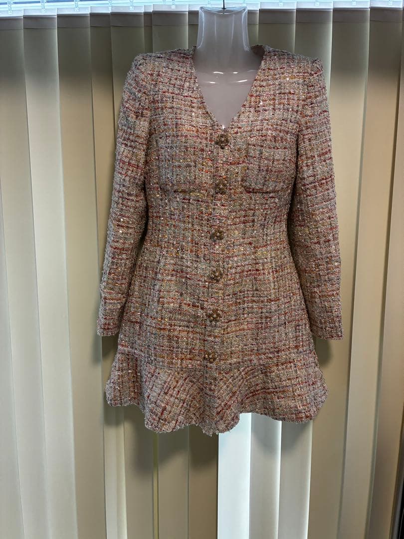 SELF-PORTRAIT（セルフ・ポートレイト）ツイードミニワンピ