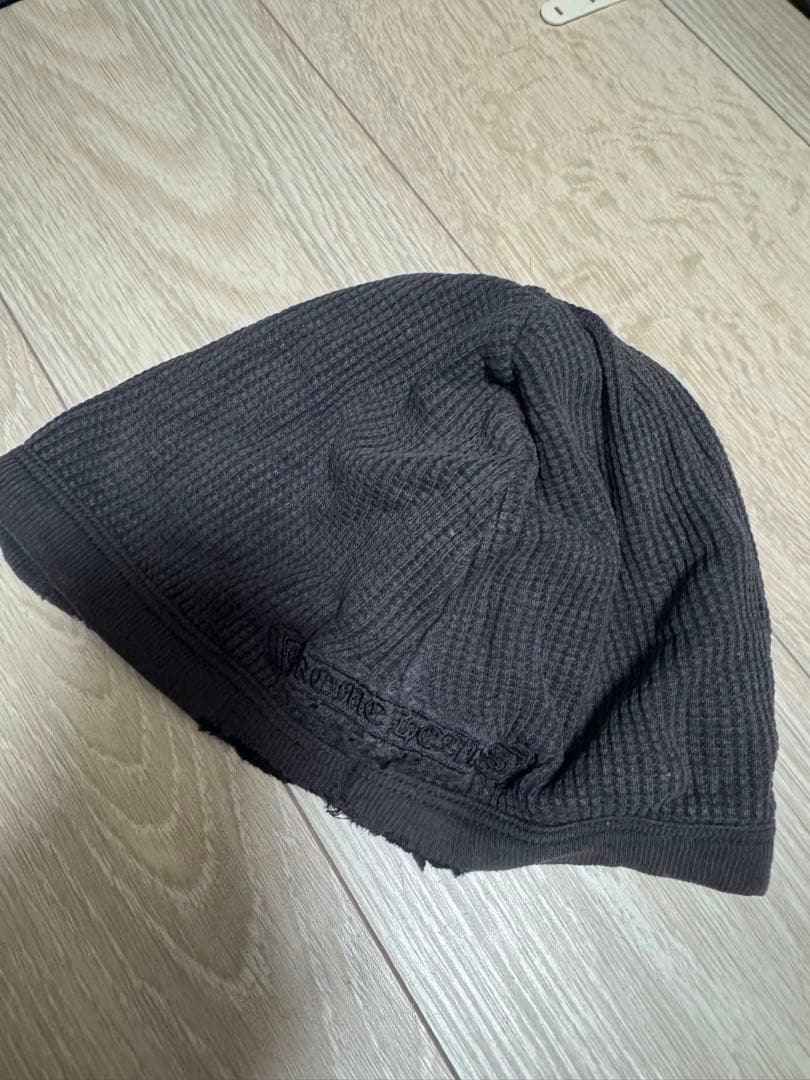 ☆クロムハーツ サーマル　刺繍 ニット帽 ダガー ヴィンテージ