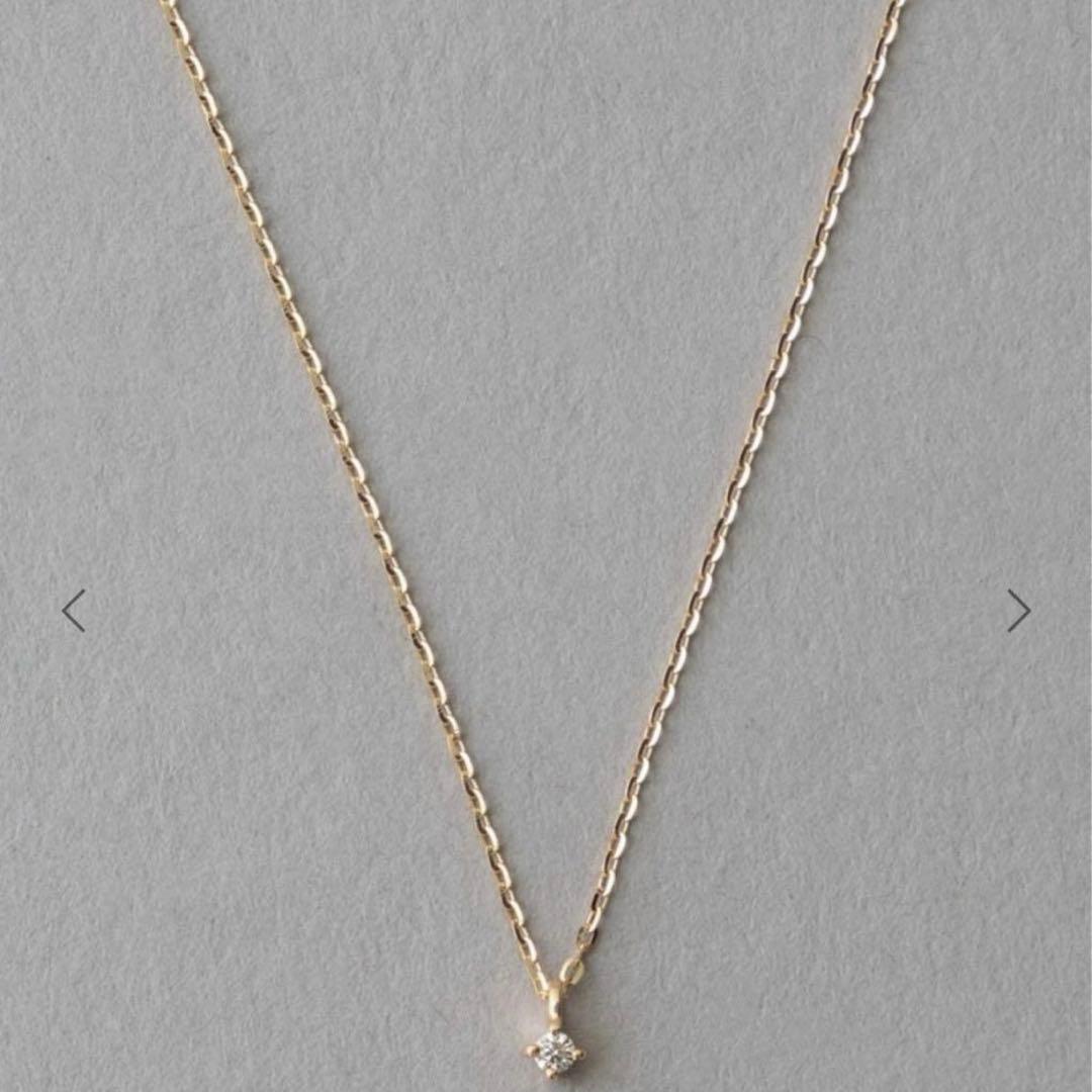 ete K10YG レイヤー ダイヤモンド ネックレス