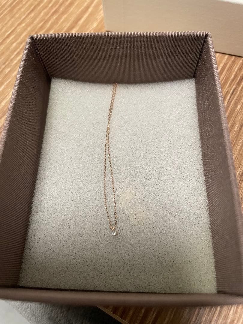 ete K10YG レイヤー ダイヤモンド ネックレス