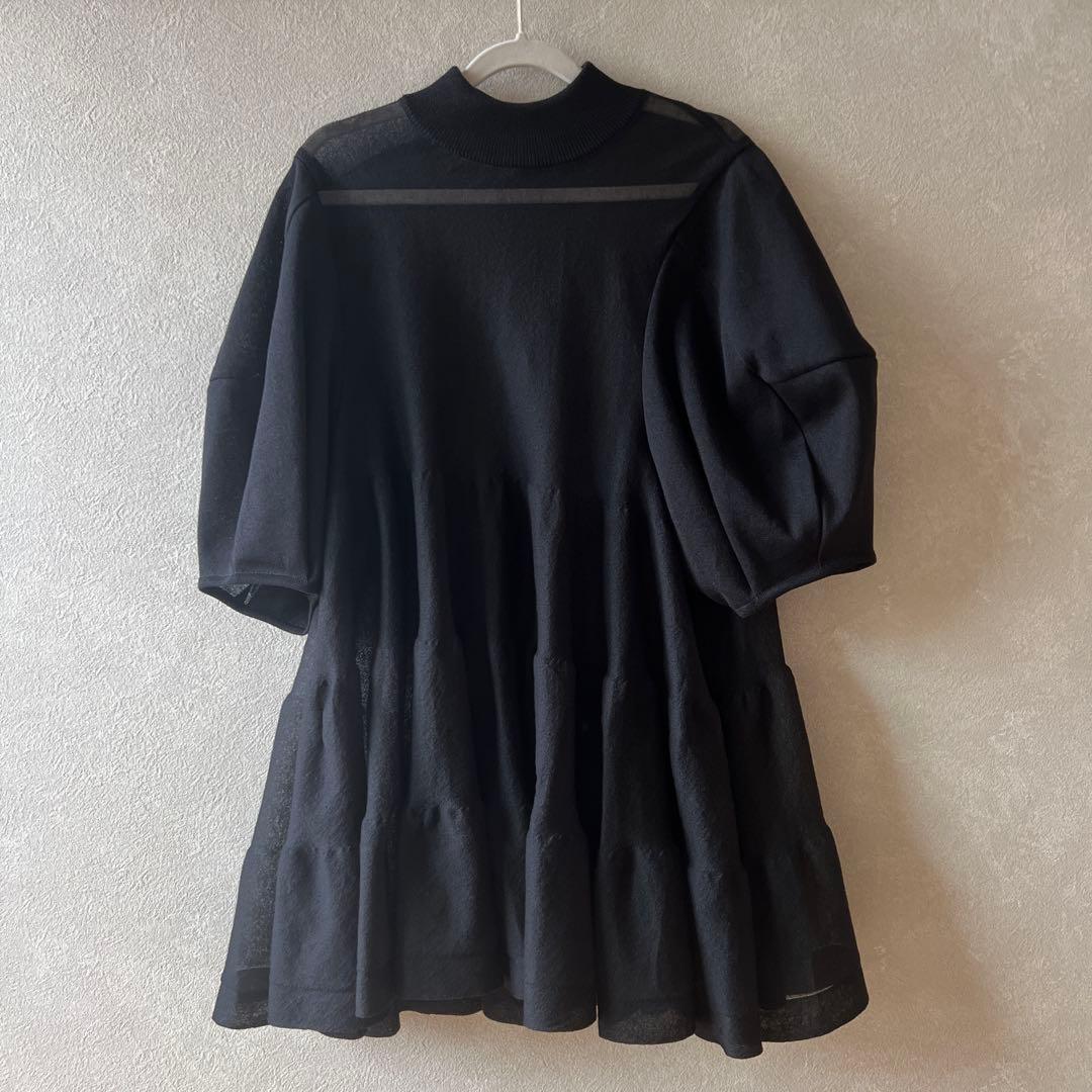 美品♡アドーア♡ADORE♡シアーチュニック♡ブラック