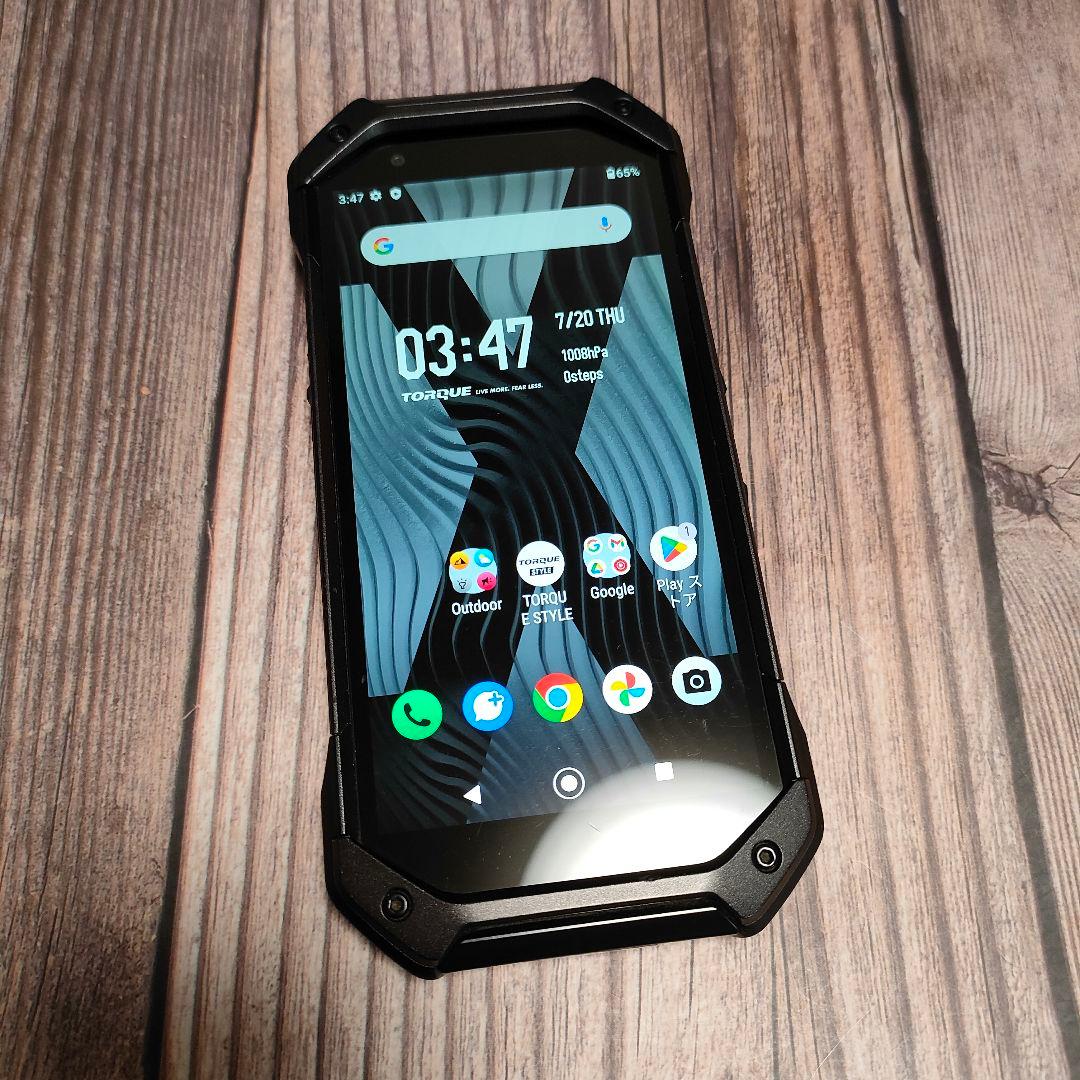 TORQUE 5G KYG01 SIMフリー スペースグレー 美品