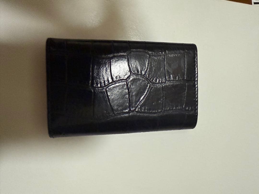 CELINE ブラック クロコダイル風キーケース