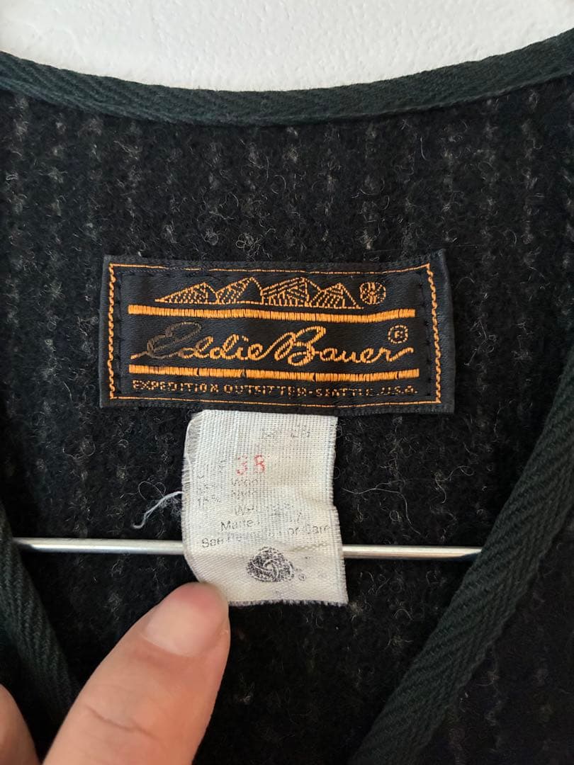 G*e様 エディーバウアー 黒タグ　ウールベスト