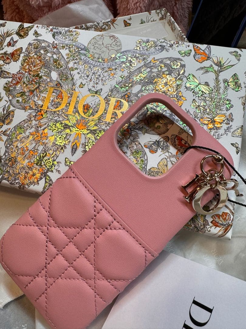 日本限定カラーiPhone15proケースディオール正規品