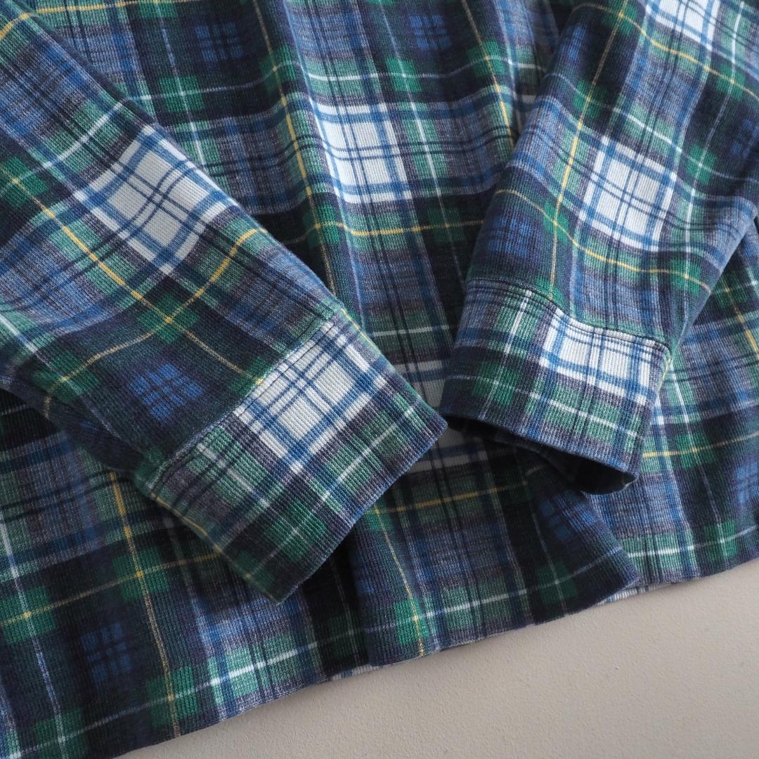 ラルフローレン　新品タグ付き　スウェット　ハーフジップ　チェック柄