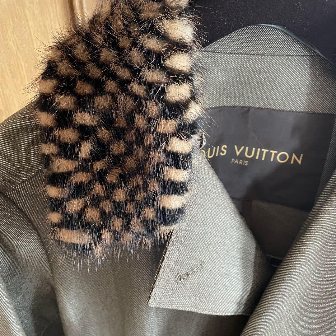 美品　Louis Vuitton ルイヴィトン　コート　ミンク　size38