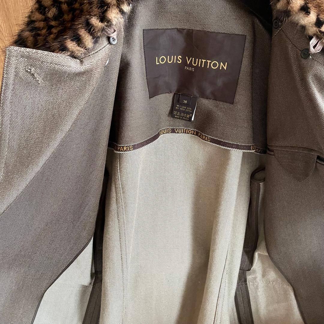 美品　Louis Vuitton ルイヴィトン　コート　ミンク　size38