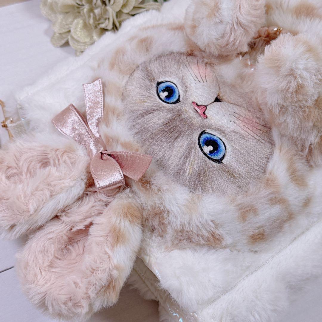 あ*き様 コヤンイサムチョン♡新作big豹柄うさ着ぐるみルミちゃんのサコッシュ