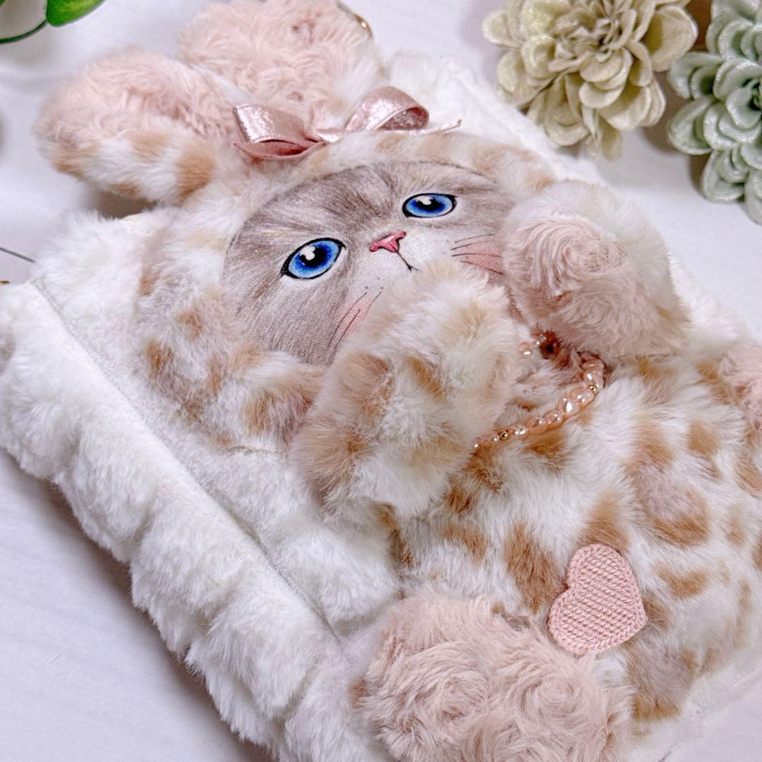 あ*き様 コヤンイサムチョン♡新作big豹柄うさ着ぐるみルミちゃんのサコッシュ