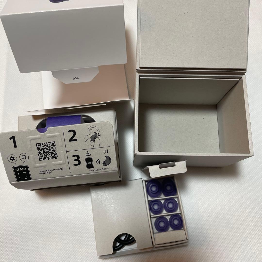 【美品・付属品完備】SONY LinkBuds Fit バイオレット｜快適装着