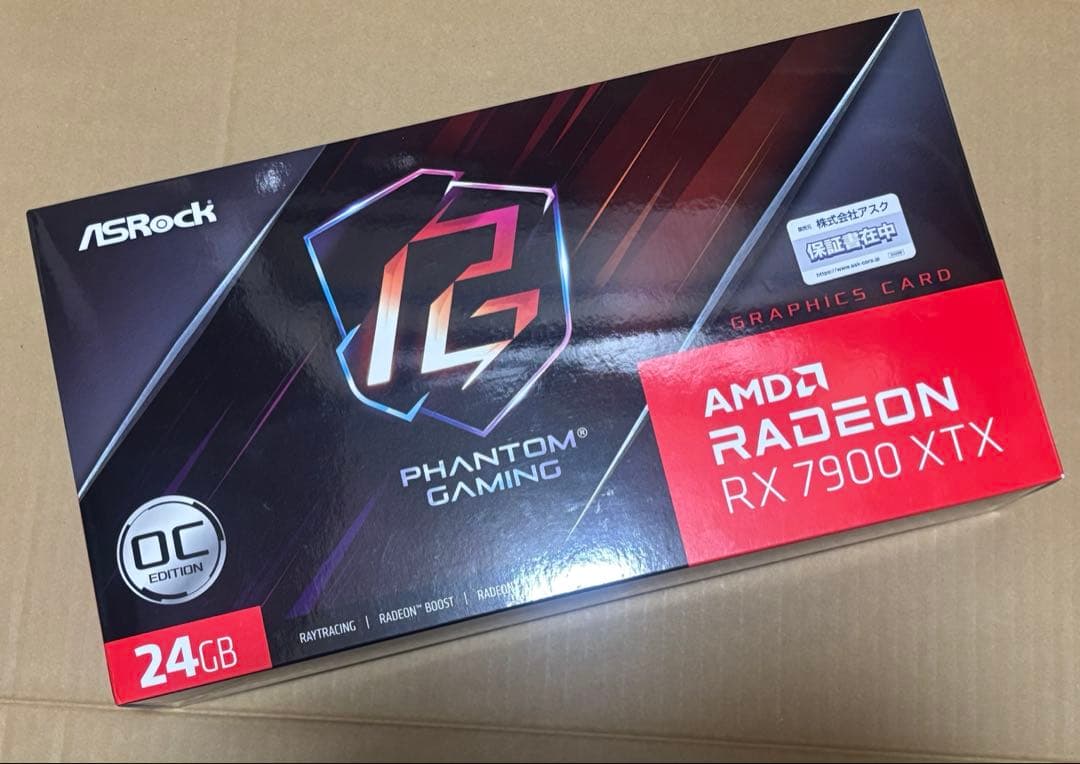グラフィックボード・グラボ・ビデオカード ASRock RX 7900XTX OC 24GB AMD Radeon
