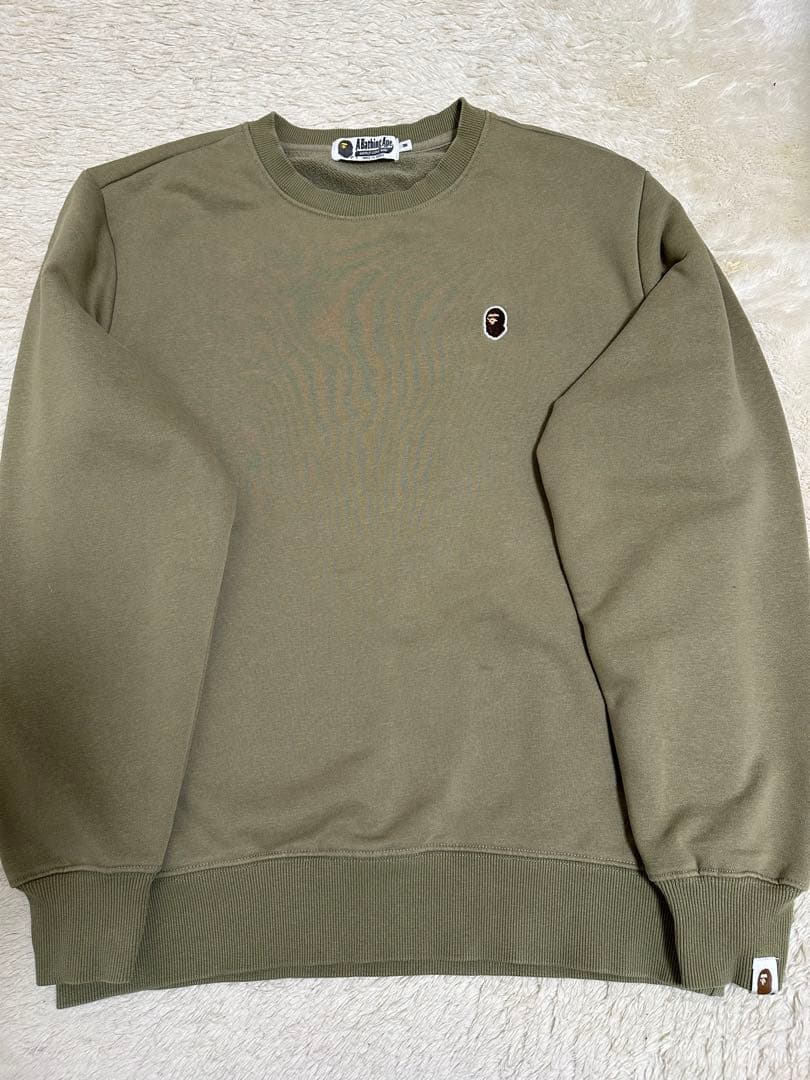 A Bathing Ape トレーナー Mサイズ オリーブ