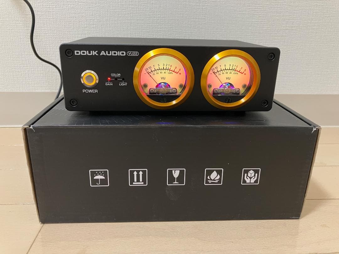 DOUK AUDIO VUメーター デュアルアナログ ディスプレイ