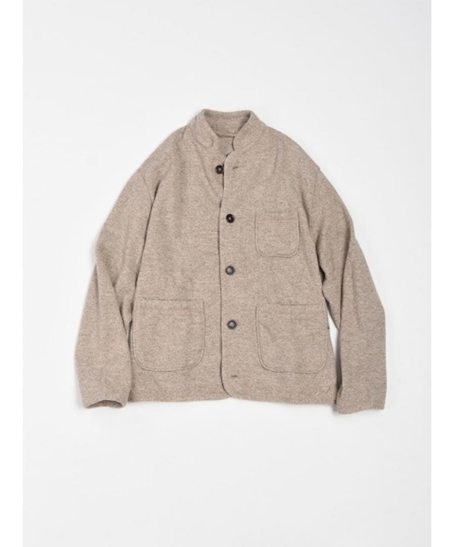 45R★ラムウールのニットジャケット★2