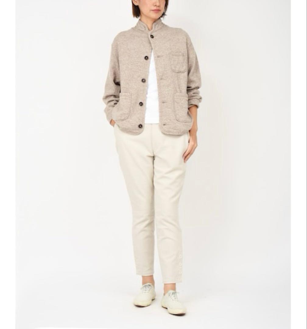 45R★ラムウールのニットジャケット★2