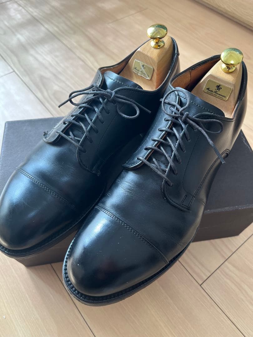 y*n様 Alden オールデン　カーフ　ストレートチップ　ブラック　9.5