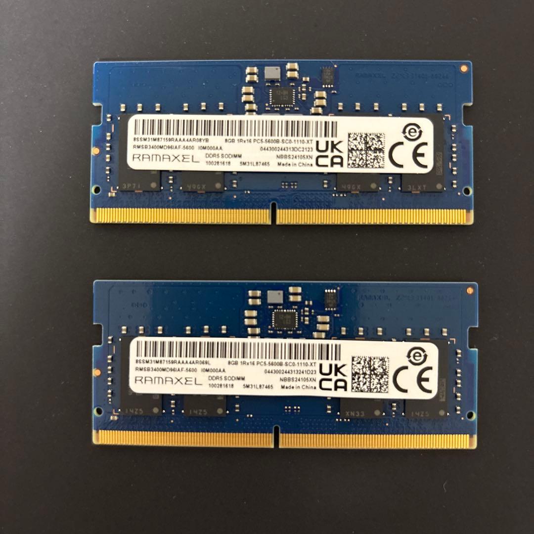 RAMAXEL DDR5 8GB メモリ 中古