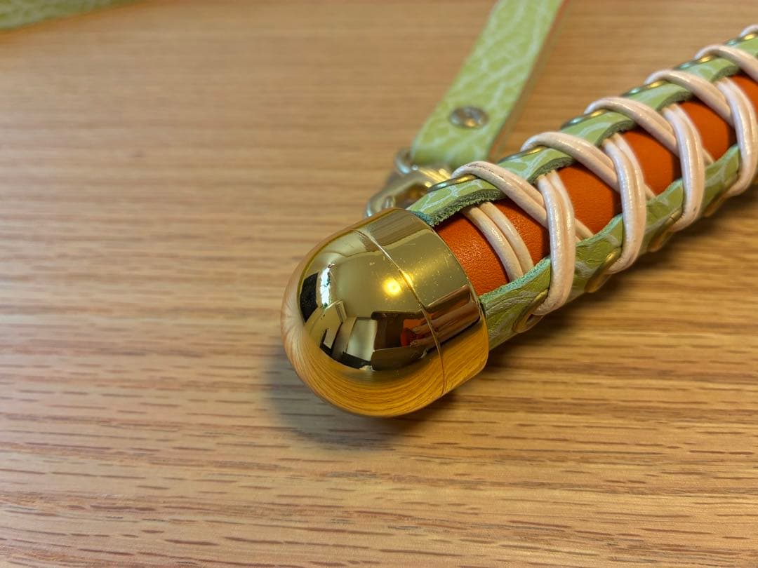 【桃太郎様作品】夕張メロン鞭✴︎2021年頃購入品/自宅保管品/ダブルレザーバラ鞭
