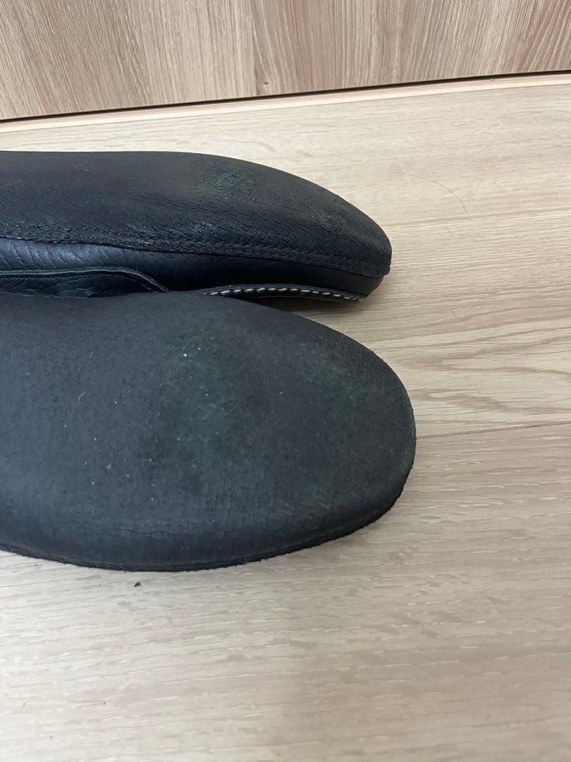 最終値下　UNUSED × Russell Moccasin ムートンモカシン
