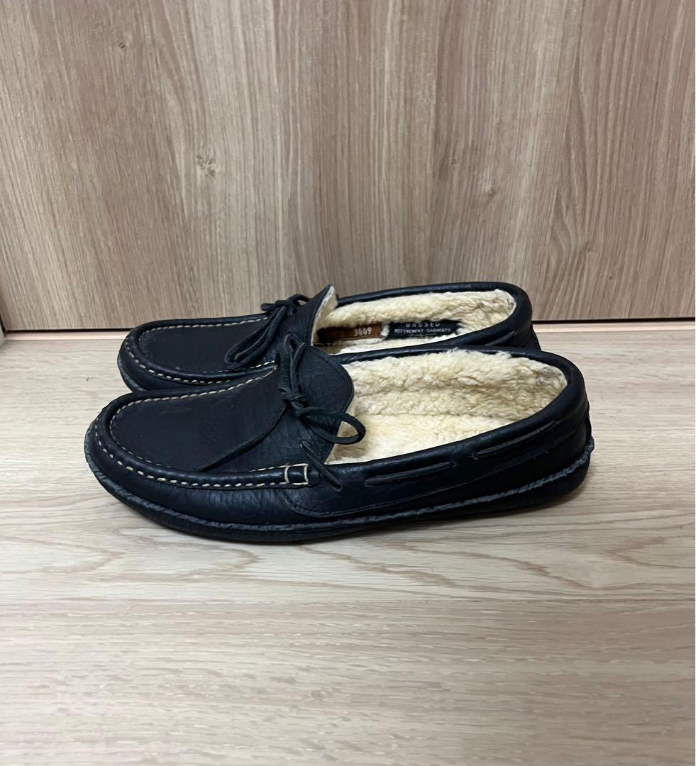 最終値下　UNUSED × Russell Moccasin ムートンモカシン