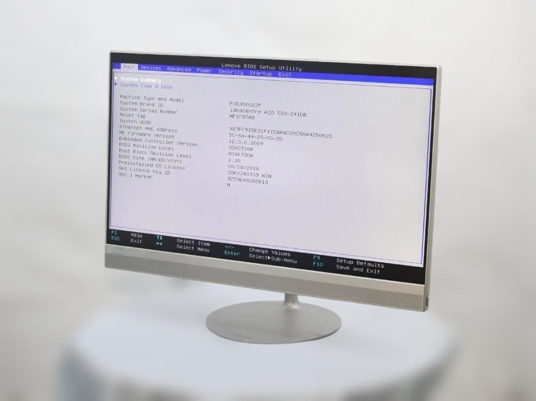 レノボ 超狭枠24インチ Celeron-G4930T/8GB/256SSD