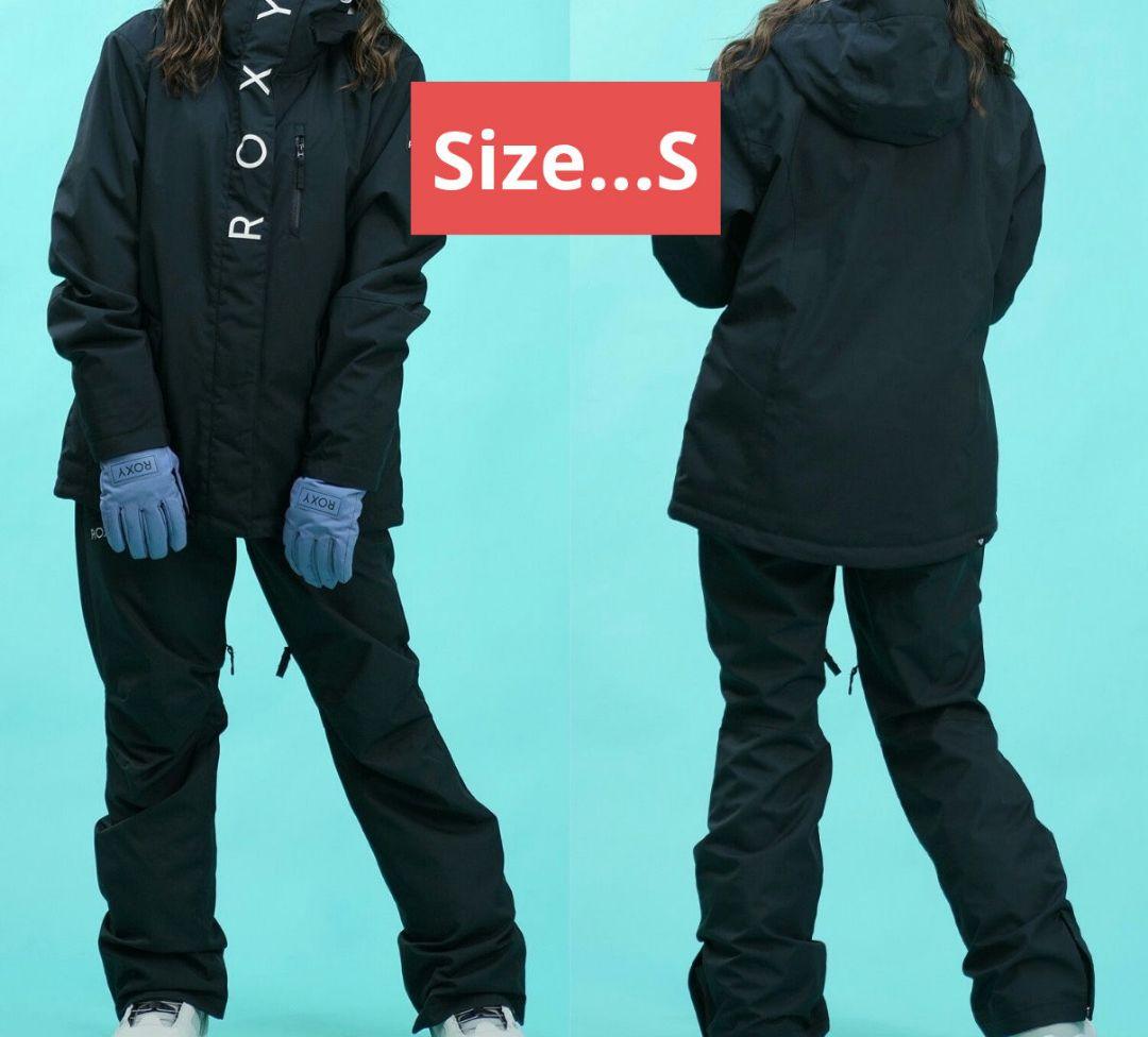 美品！ROXY ロキシー スノーボード ウェア レディースセットアップ黒
