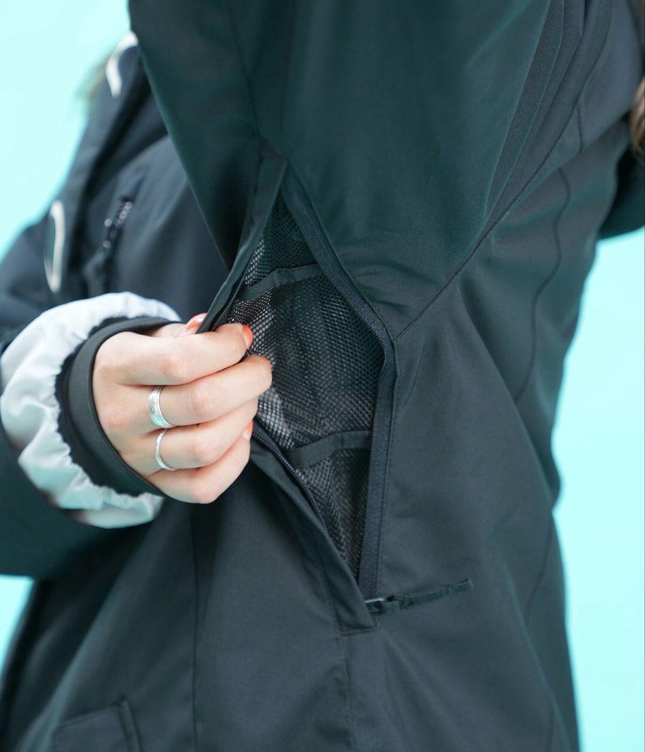 美品！ROXY ロキシー スノーボード ウェア レディースセットアップ黒