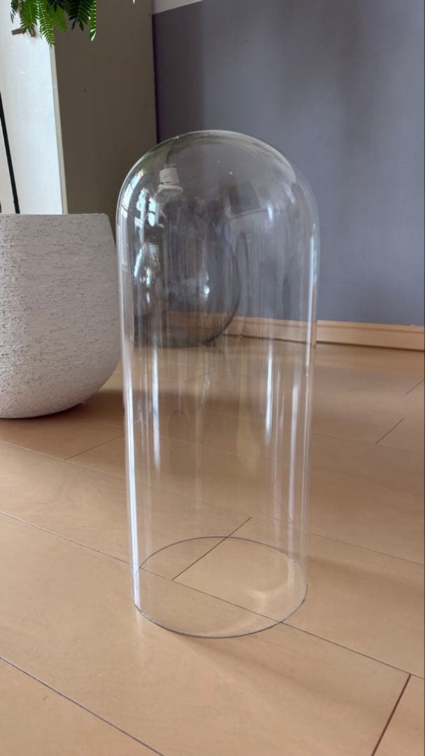 フランスアンティーク　ガラスドーム