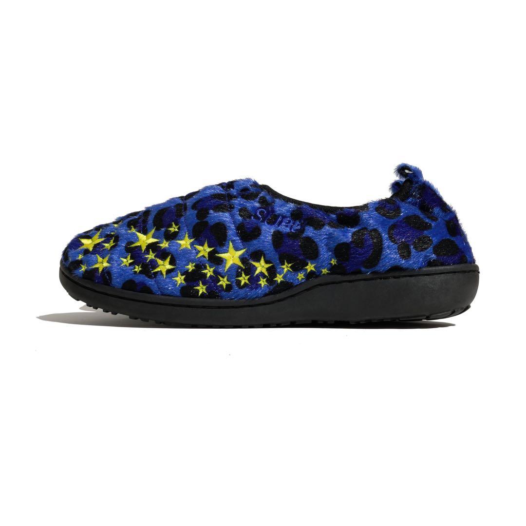 サイズ3 AFB x SUBU Leopard STAR Mule ブルー