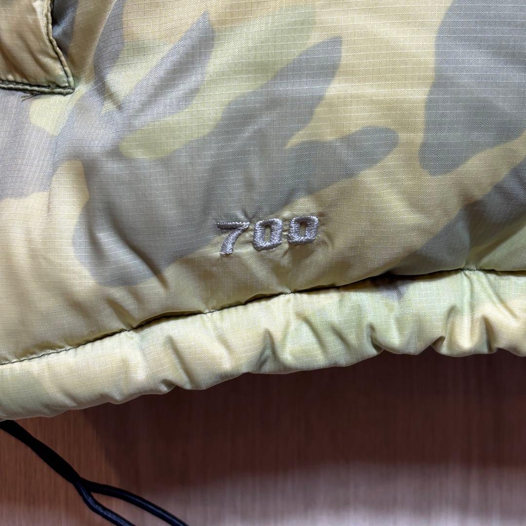 ザノースフェイス☆ダウンベスト　Ｍ　迷彩柄　ヌプシ