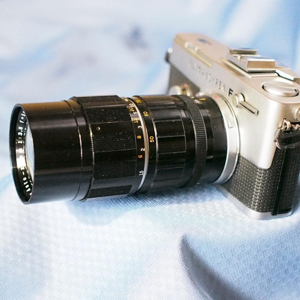 Olympus PEN FT OMアダプタ・銘レンズ4本セット