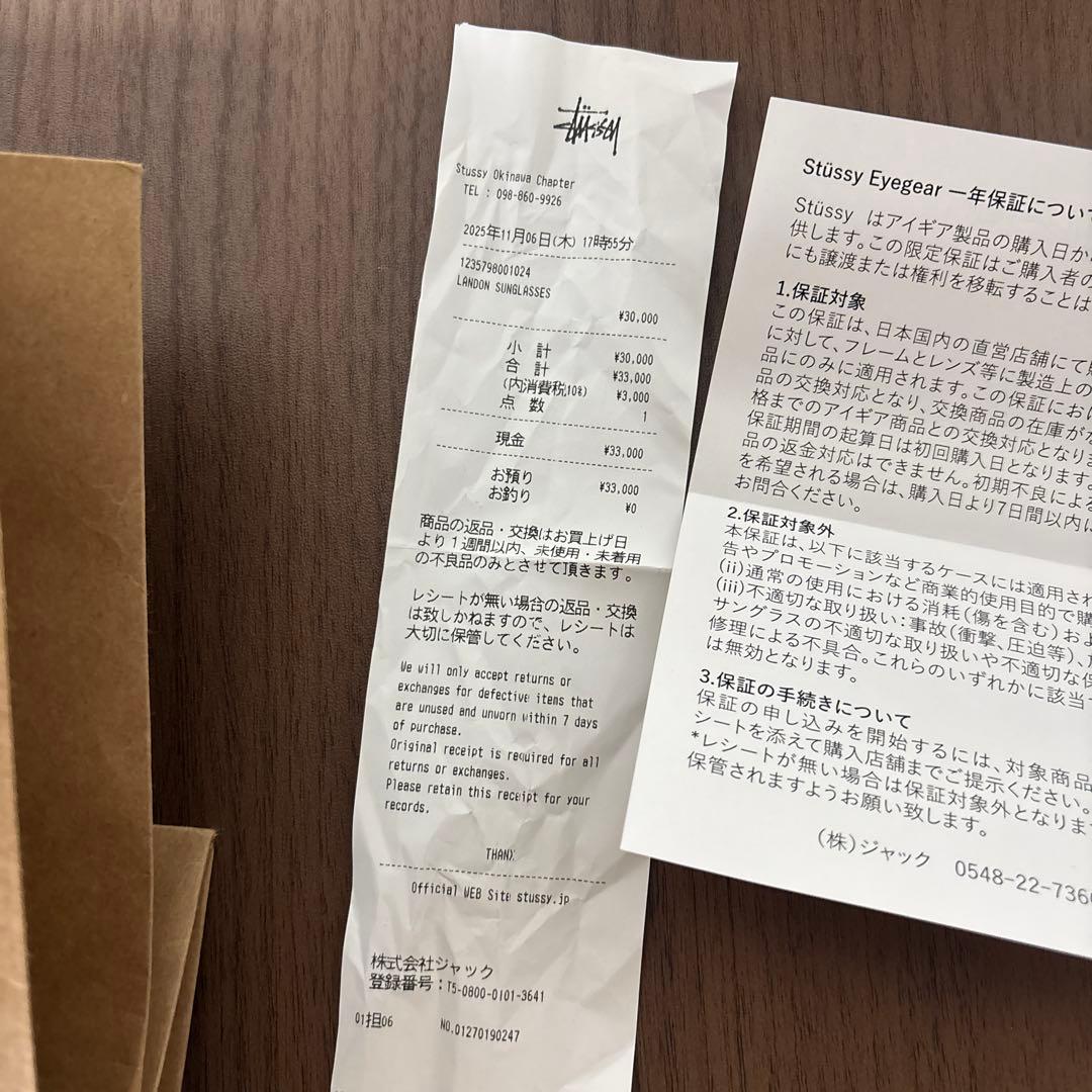 stussy サングラス　（ooo）