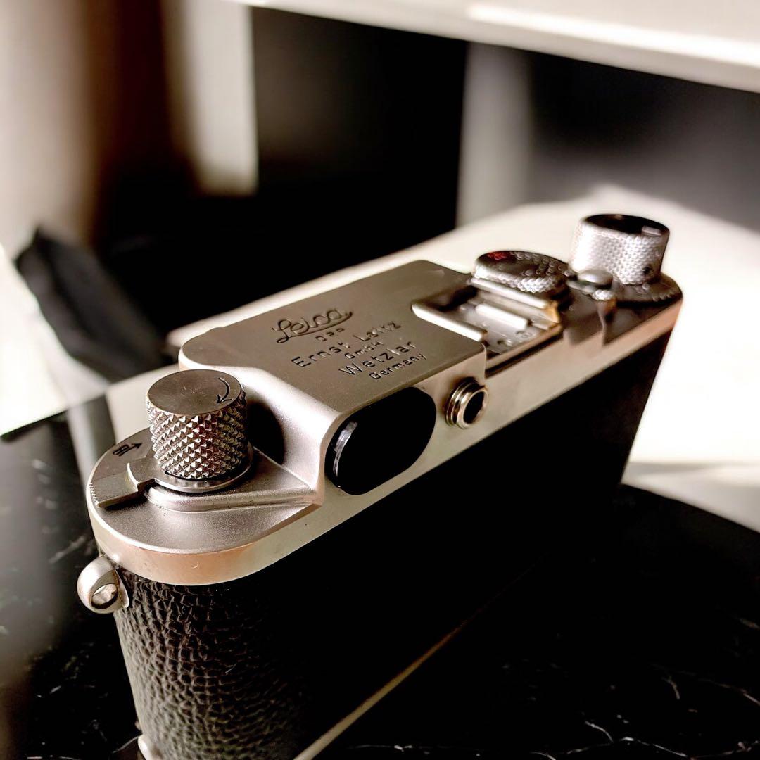 【OH済】Leica IIIf バルナックライカ セルフ付＋純正革ケース付