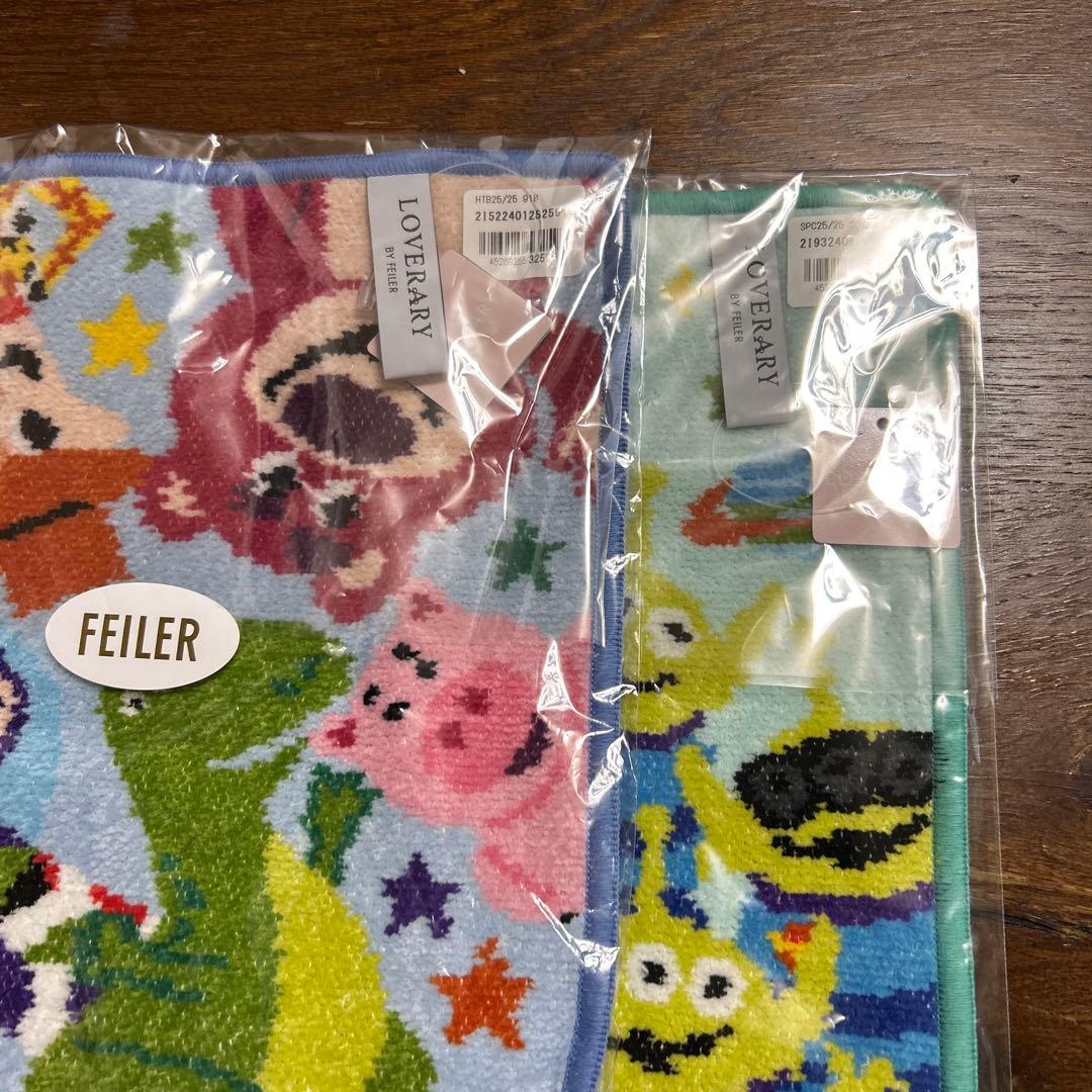 【新品未使用】FEILER トイストーリーハンカチ２枚セット★