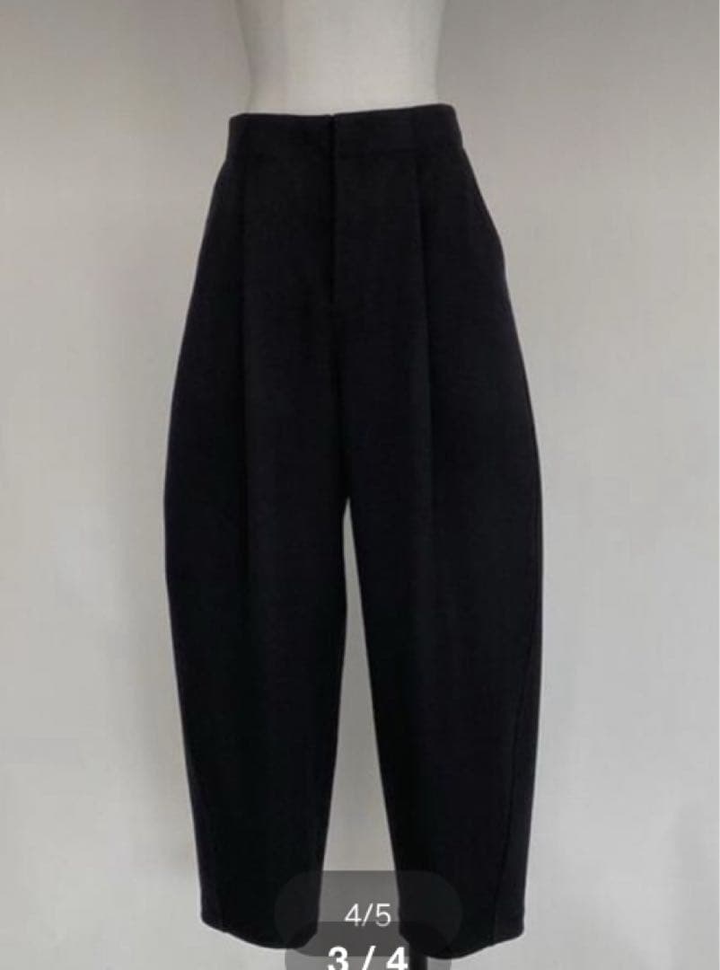 lohen ローヘン　ダブルクロスフォルムパンツ　ブラック　38