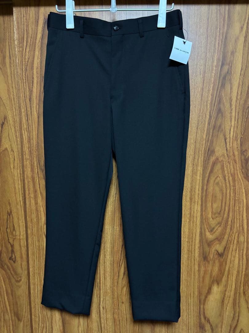 【新品未使用】コムデギャルソンオムプリュス ウールギャバジン スリムスラックス