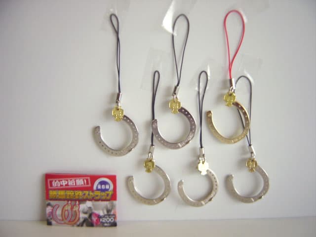 ♯iqi13FT 的中祈願! 勝馬蹄鉄 ストラップ 6種