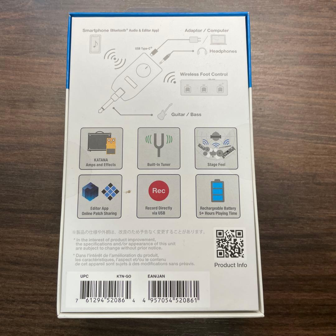 【新品未開封】BOSS KATANA GO ヘッドホンアンプ 刀GO カタナゴー