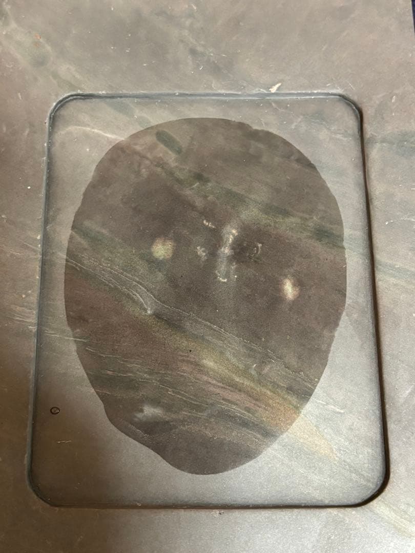 再出品　絶品老坑端渓水巌硯　魚児隊青花・金線・梅舒適先生即売会・８寸長方硯