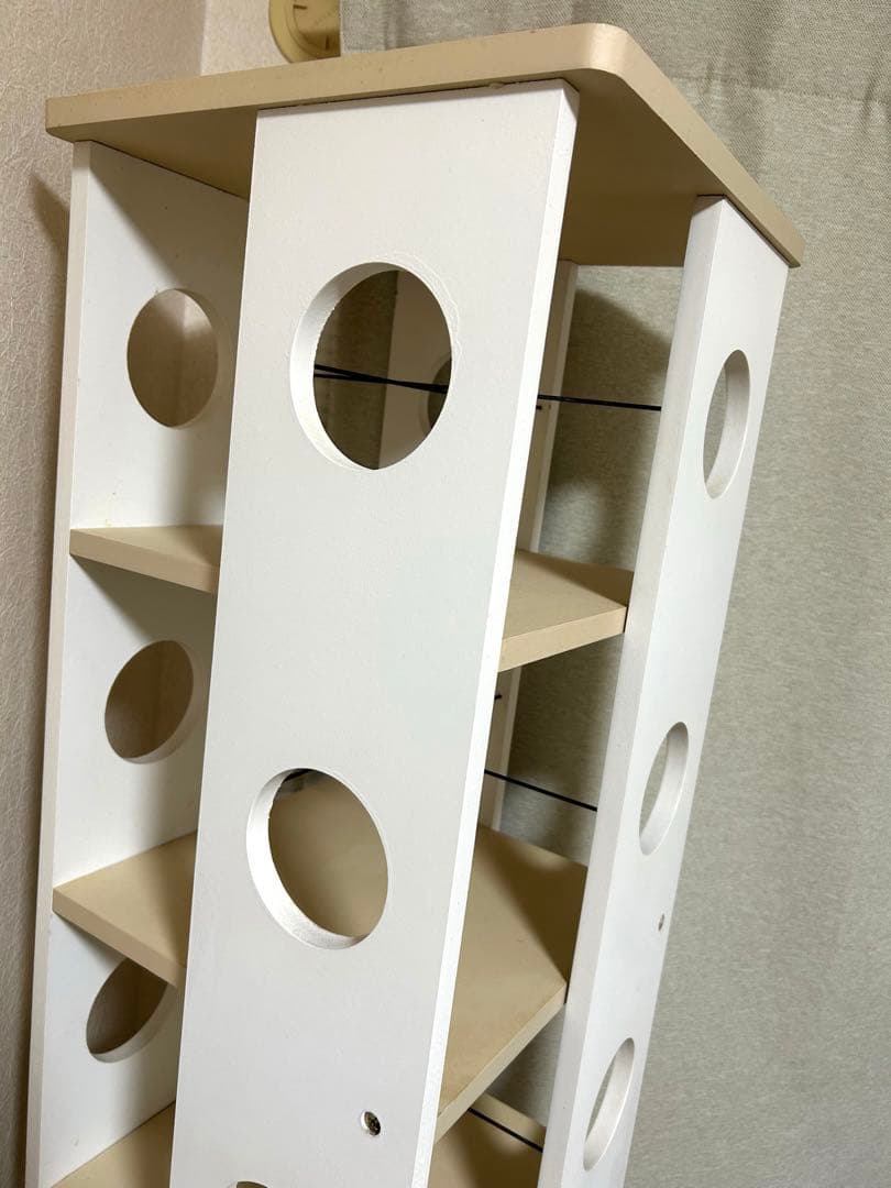 マルチラック　木製ラック　本棚　回転本棚　木製本棚　完成品