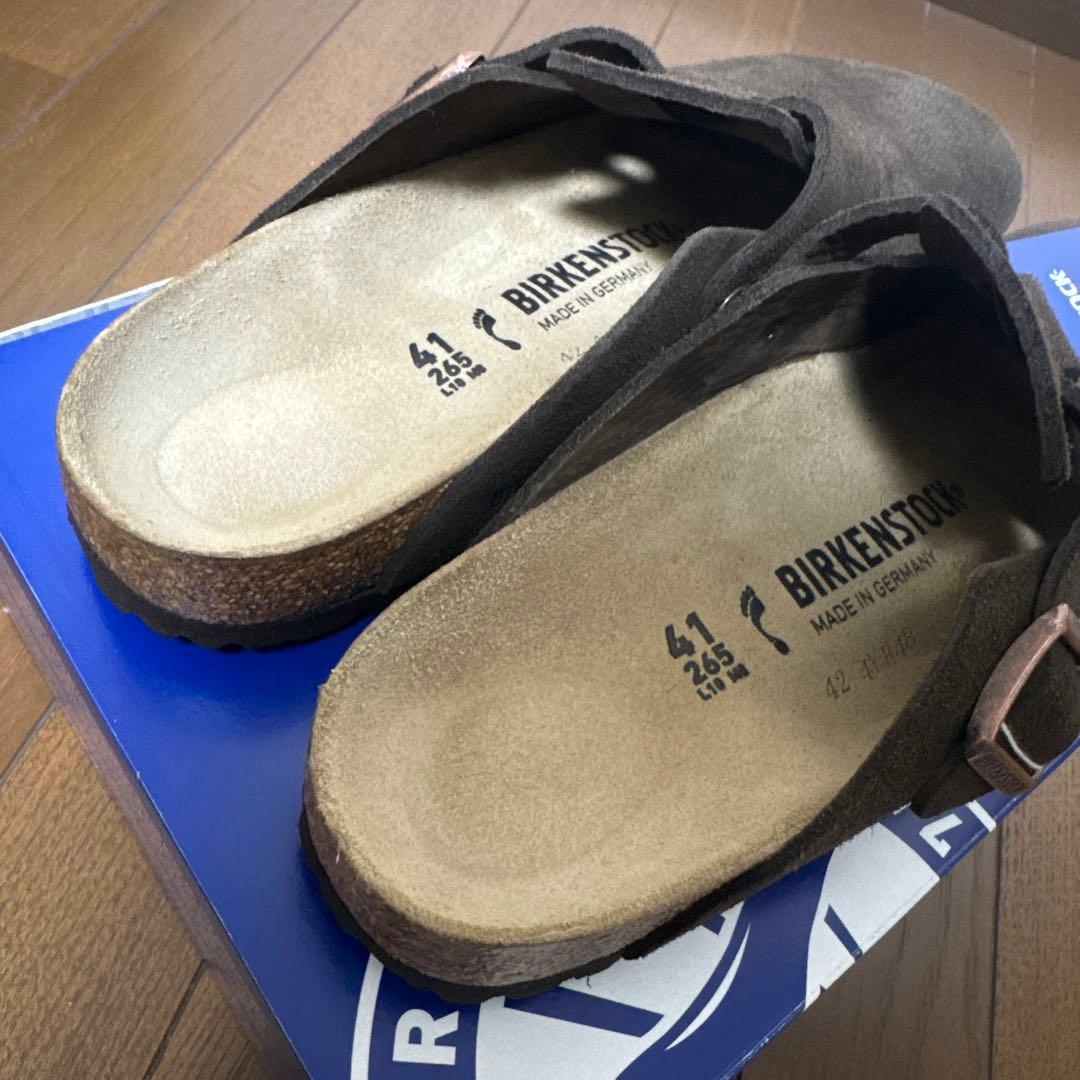 BIRKENSTOCK ビルケン Boston モカ 41 ナロー幅