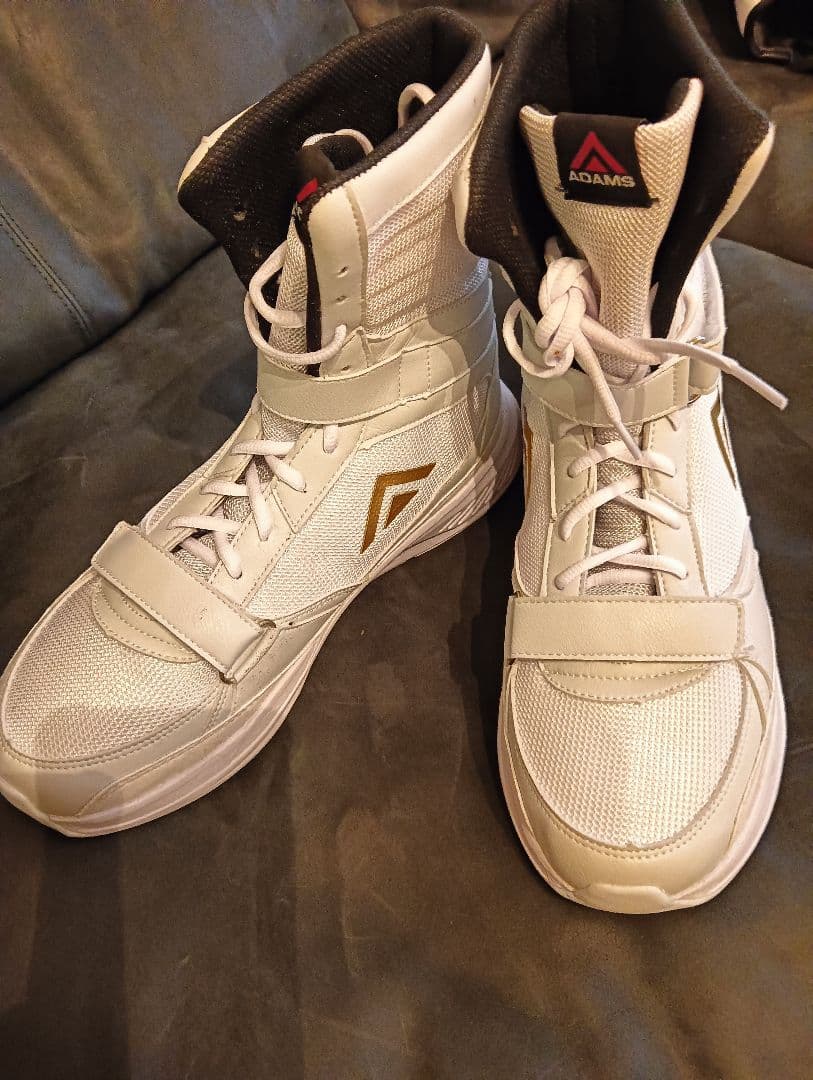 新品未使用　ADAMS ボクシングシューズ ホワイト