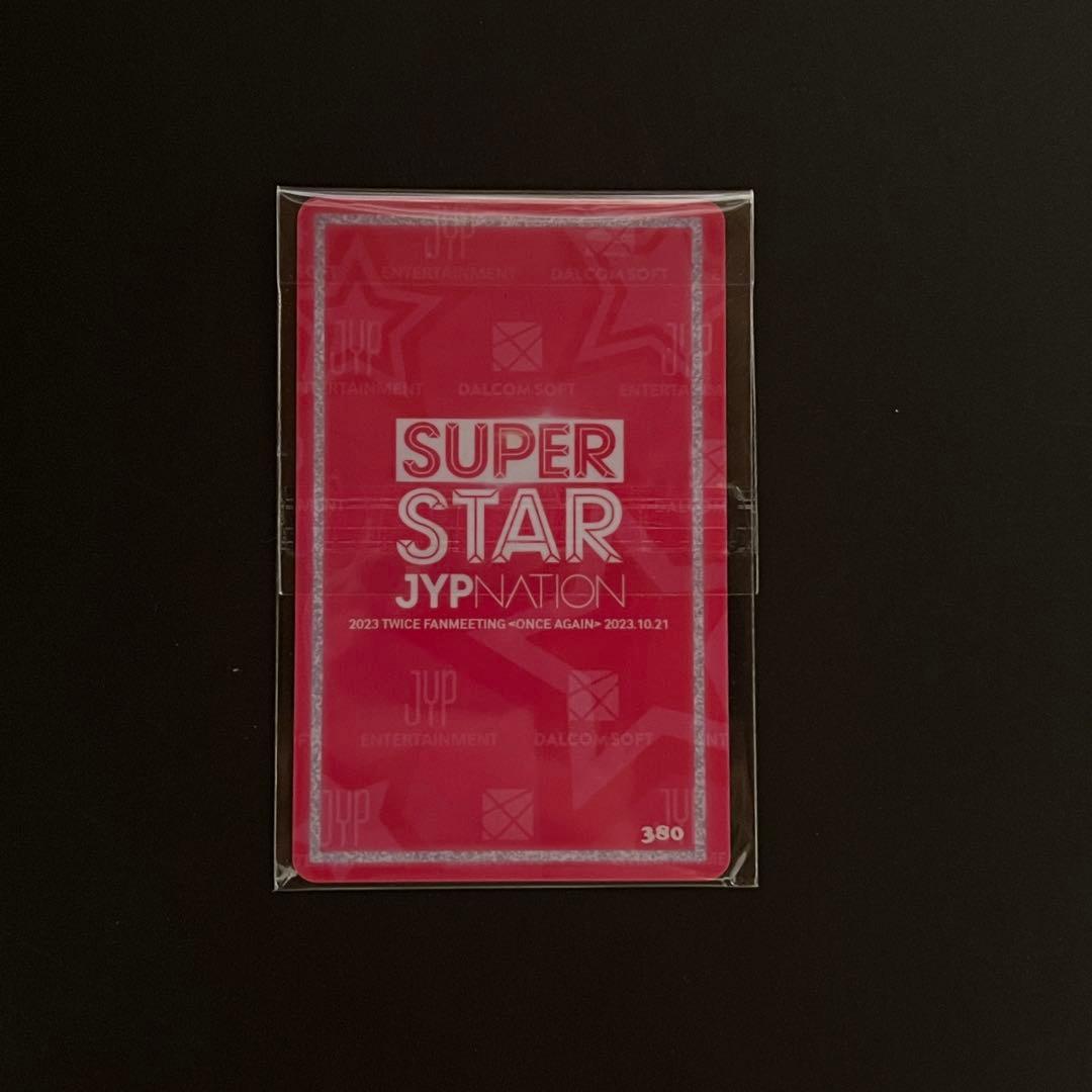 twice サナ　ssjyp ファンミ　ポップアップストア　8周年　トレカ