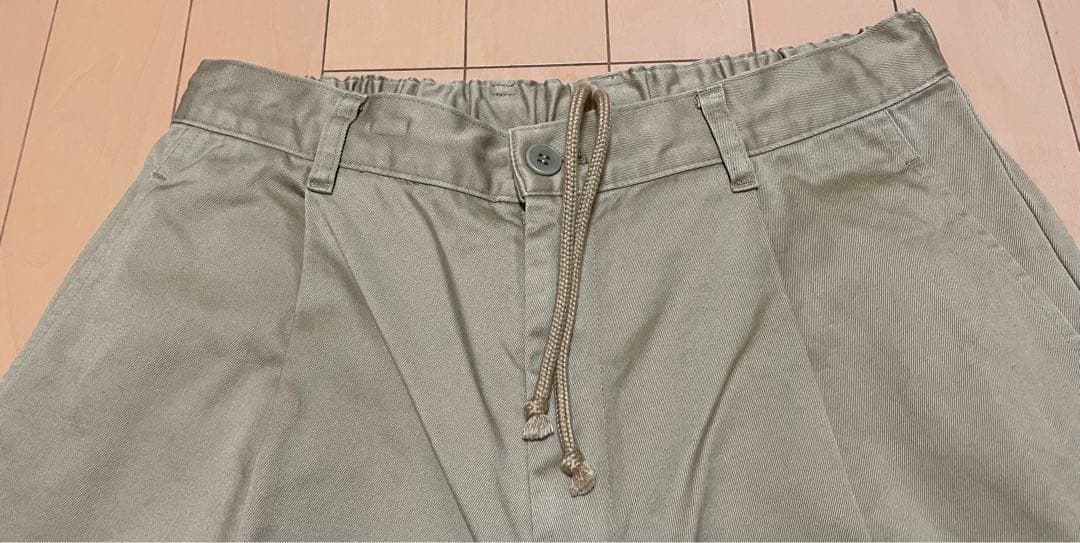 ハリウッドランチマーケット ワンタック イージー チノ トラウザー