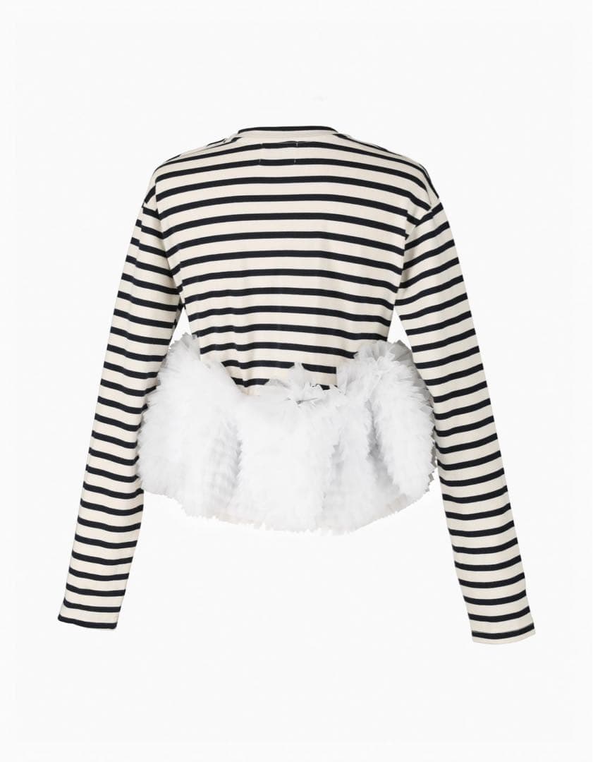 【Bibiy.】FRANCINE TULLE TOP ネイビー