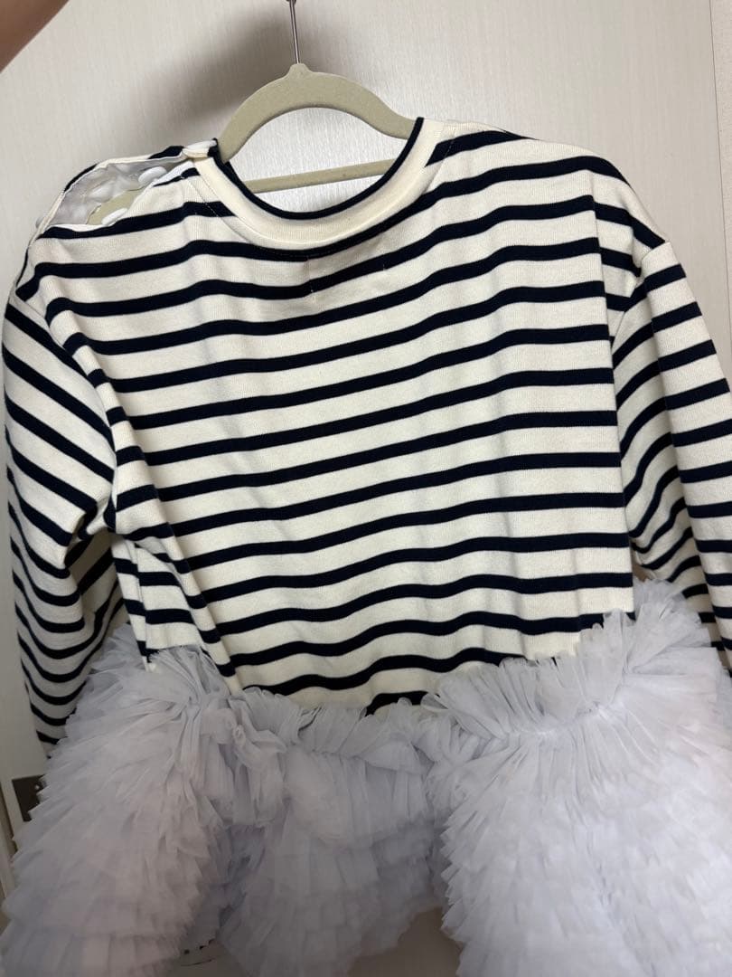 【Bibiy.】FRANCINE TULLE TOP ネイビー